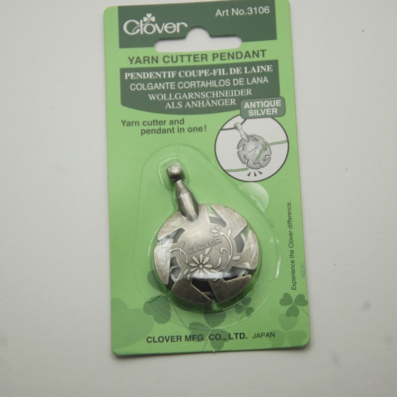 Clover Wollgarnschneider Antiksilber-Optik