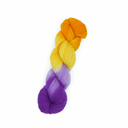 Spanischer Schal Strang - Handgefärbte Wolle - Farbularasa - Monatsfärbung