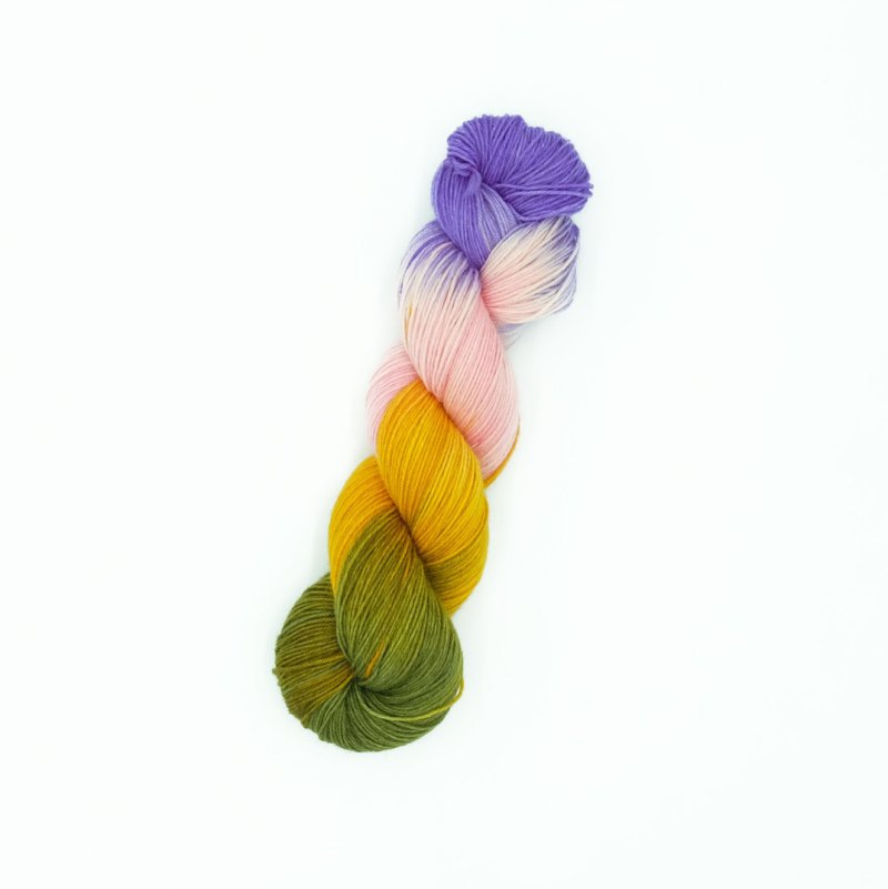 Herbstliche Socken - Handgefärbte Wolle - Farbularasa - Monatsfärbung