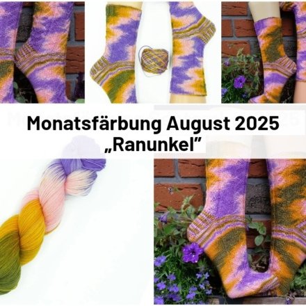 Ranunkel-Monatsfärbung August`25