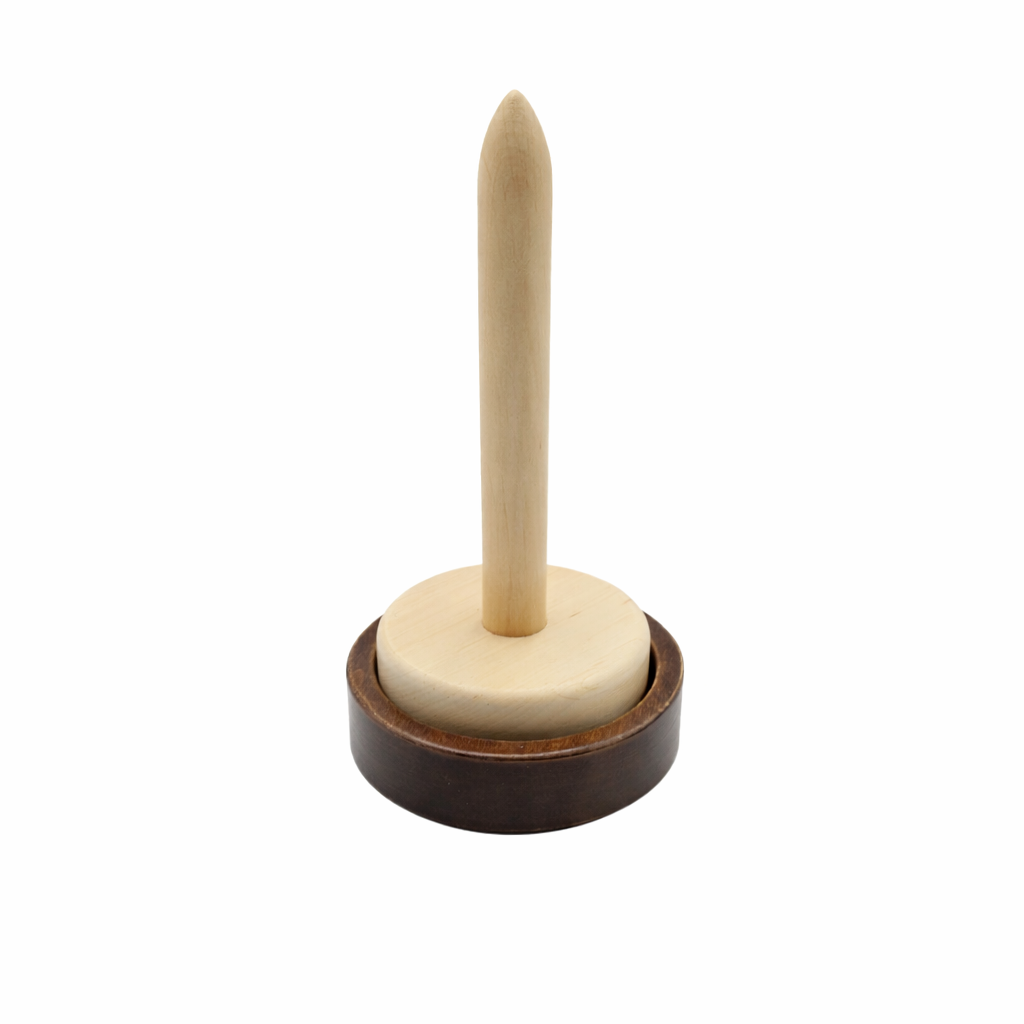 Wollabroller - Gebeizt-Natur