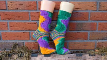 Socken Monatsfärbung März