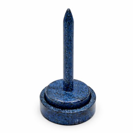 Wollabroller - Blau-Schwarz-Weiß - Marmoriert