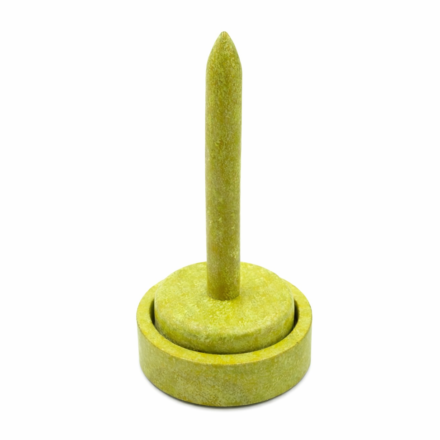 Wollabroller - Hellgrün - Weiß- Marmoriert