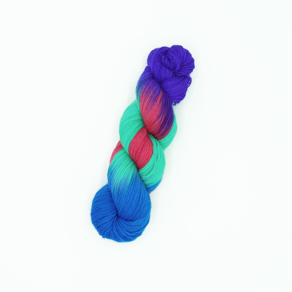 Lila pink, mint, blauer Strang, Jubi 14