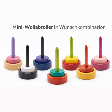 Mini-Wollabroller - Wunschfarben