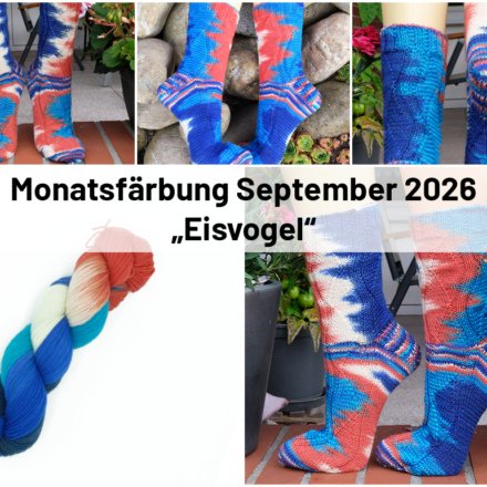 Blau-rot-weiße Socken Collage